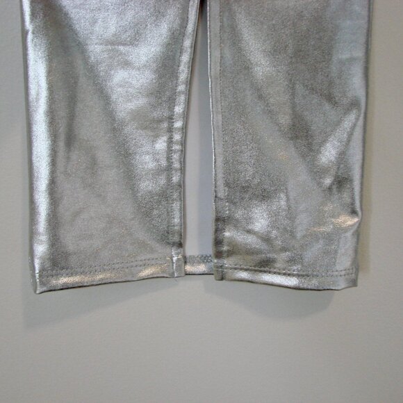 Fashion Nova Silver Metallic Pants Your Wildest Dreams Club Party NEW NWT XS - Picture 8 of 13